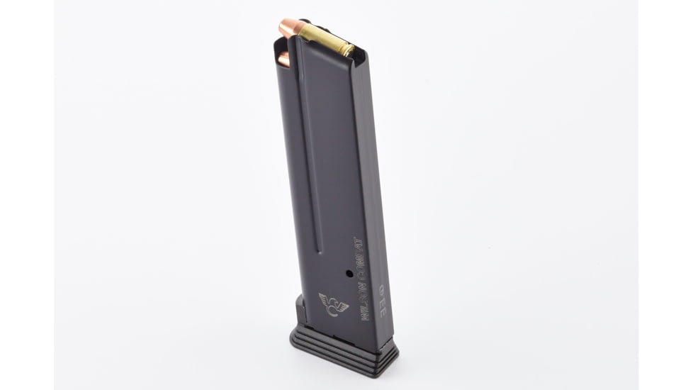 Wilson Combat Vickers Duty 1911 ETM-V Full-Size Magazine, 9mm, FS, 10 Rd, Steel Base Pad, Black, 800-9FS10B-10RD