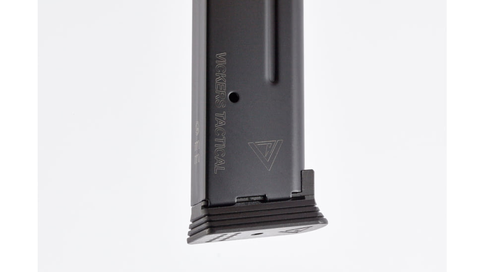 Wilson Combat Vickers Duty 1911 ETM-V Full-Size Magazine, 9mm, FS, 10 Rd, Steel Base Pad, Black, 800-9FS10B-10RD
