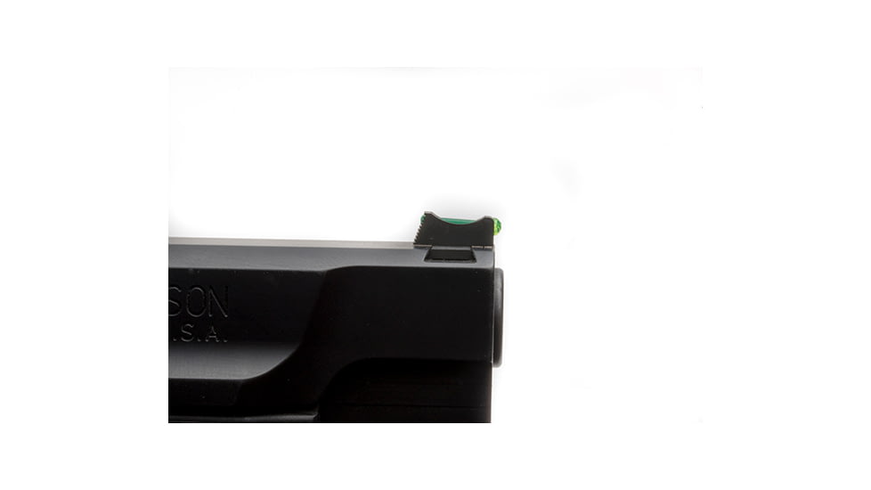 Wilson Combat Vickers Elite Snag Free Front Sight for S and W M and P, .165in, Green Fiber Optic 762FOG180