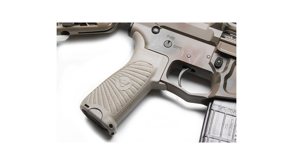 Wilson Combat BCM Starburst Gunfighter Grip, FDE, TR-GRIP-FDE