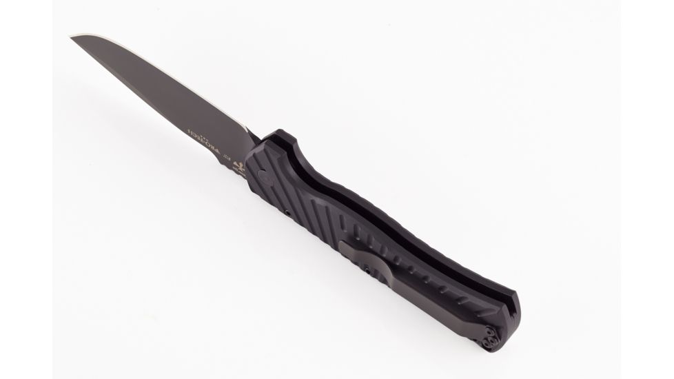 Wilson Combat Pro Tech, Eagle Automatic by Les George, Matte Black DLC Blade Finish, Matte Black, WTK-EAGLE-AB