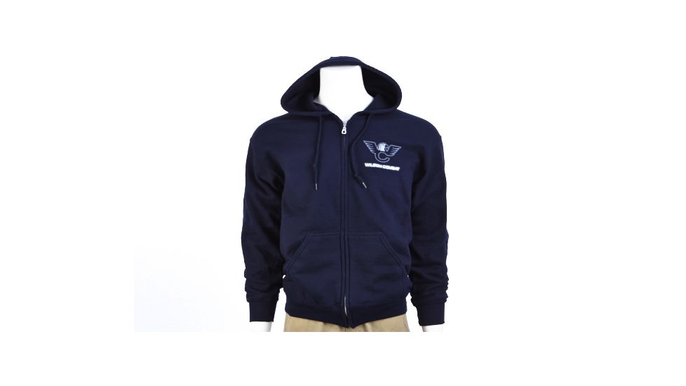 Wilson Combat Zip-Up Hoodie, Navy Blue, 2XL 606NXXL