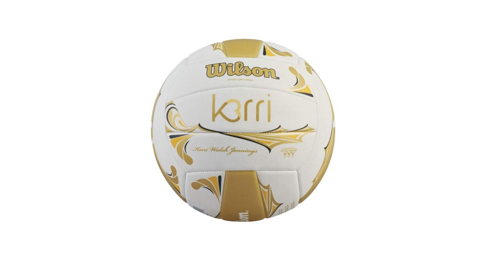 Wilson Kerri Walsh Premium Volleyball, Official Size For Outdoor Play 1006485