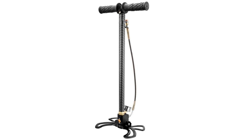 Winbest PCP 4500 PSI Air Gun 3 Stage Hand Pump, Glow in the Dark Pressure Gauge Face, Black BS12558