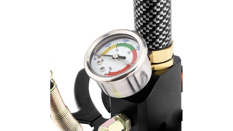 Winbest PCP 4500 PSI Air Gun 3 Stage Hand Pump, Glow in the Dark Pressure Gauge Face, Black BS12558