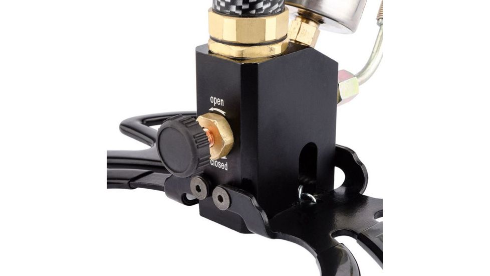 Winbest PCP 4500 PSI Air Gun 3 Stage Hand Pump, Glow in the Dark Pressure Gauge Face, Black BS12558