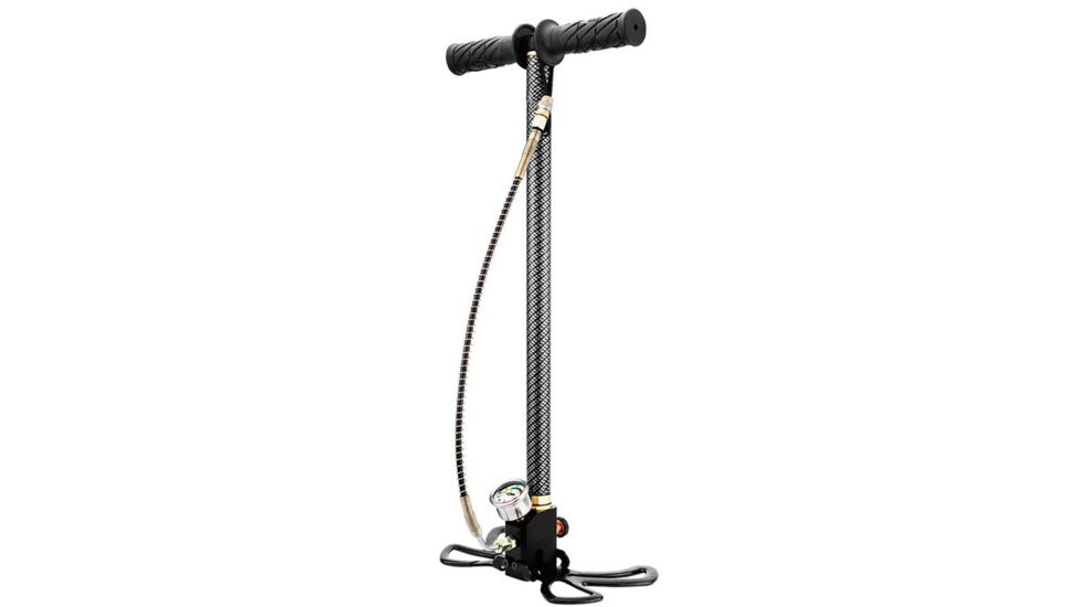 Winbest PCP 4500 PSI Air Gun 3 Stage Hand Pump, Glow in the Dark Pressure Gauge Face, Black BS12558