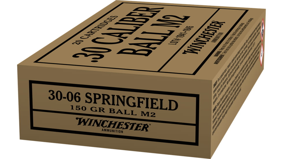 Winchester 30- 06 Sprg 150 Fmj WWII Winchester, X3006WW2
