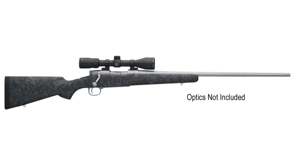 Winchester 70 Bolt Action Rifle, 7mm Remington Magnum, 26 in barrel, 1-9.5 Twist, Recessed Target Crown Muzzle, Stainless Steel, 3 Rounds, 535206230-FRRMPG