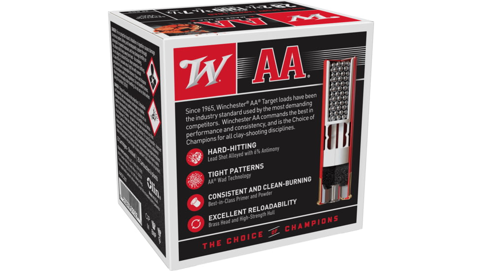 Winchester AA 28 Gauge 3/4 oz 2.75in Centerfire Shotgun Ammo, 25 Rounds, AASC287
