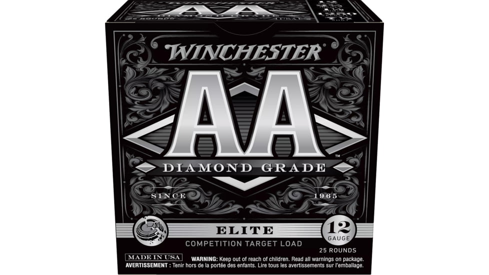 Winchester AA DIAMOND GRADE 12 Gauge 1 1/8 oz 2.75in Centerfire Shotgun Ammo, 25 Rounds, AADG12507