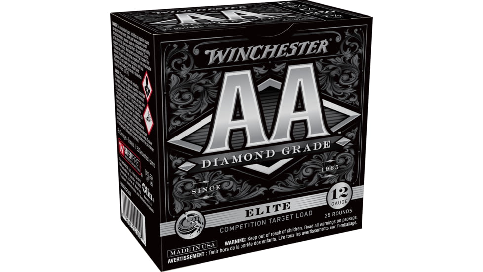 Winchester AA DIAMOND GRADE 12 Gauge 1 1/8 oz 2.75in Centerfire Shotgun Ammo, 25 Rounds, AADG12507