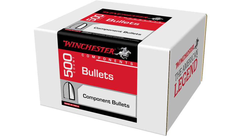 Winchester Ammo Centerfire Handgun Reloading .45 Caliber .451 230 Grain Jacketed Hollow Point Pistol Bullets, WB45HP230D