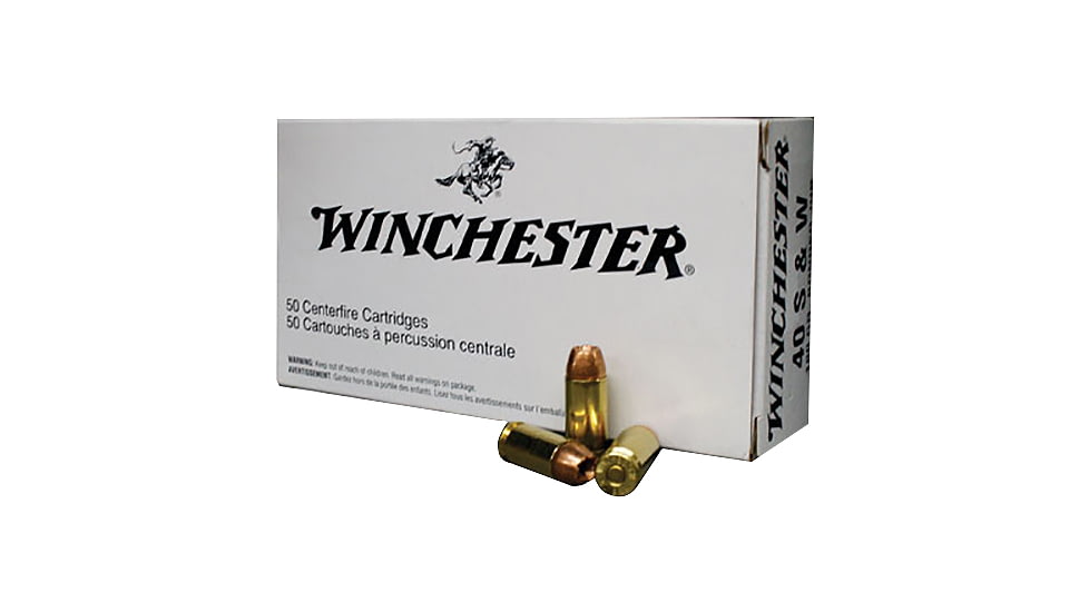 Winchester Ammo Q4369 Best Value 40 S&amp;W 180 Gr Bonded Jacket Hollow Point 50 Bx