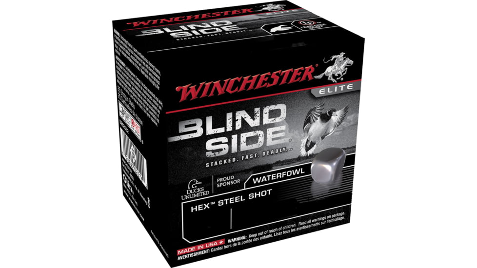 Winchester Blindside 12 Gauge 1 3/8 oz 3in 2 Shot Size Shotgun Ammo, 200 Rounds, SBS1232VP