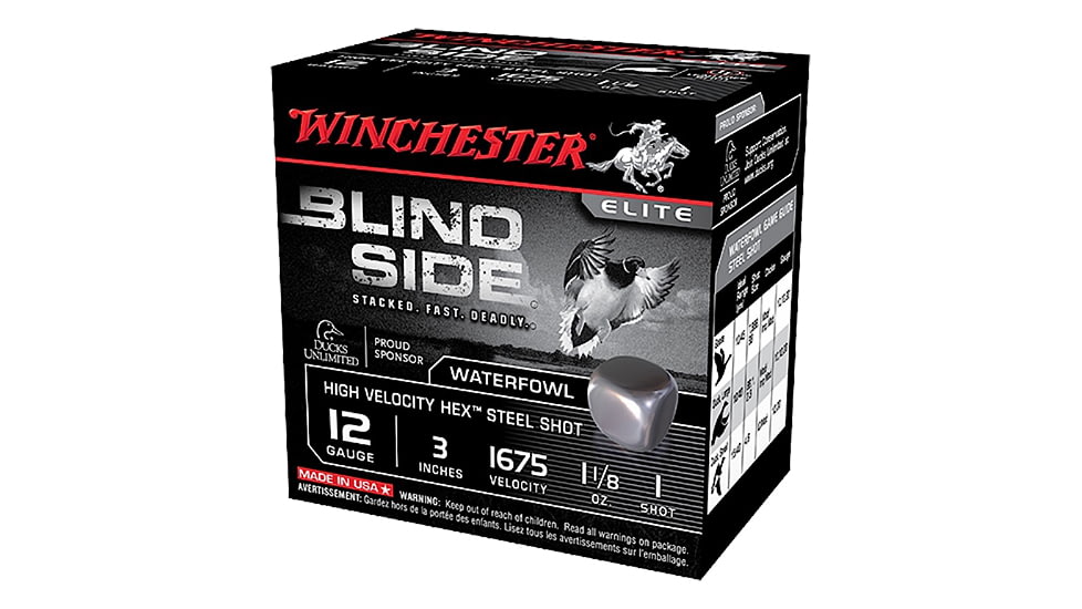 Winchester Ammo SBS12LHV6 Blindside High Velocity 12 Gauge 3.5 1 3/8 Oz 6 Shot