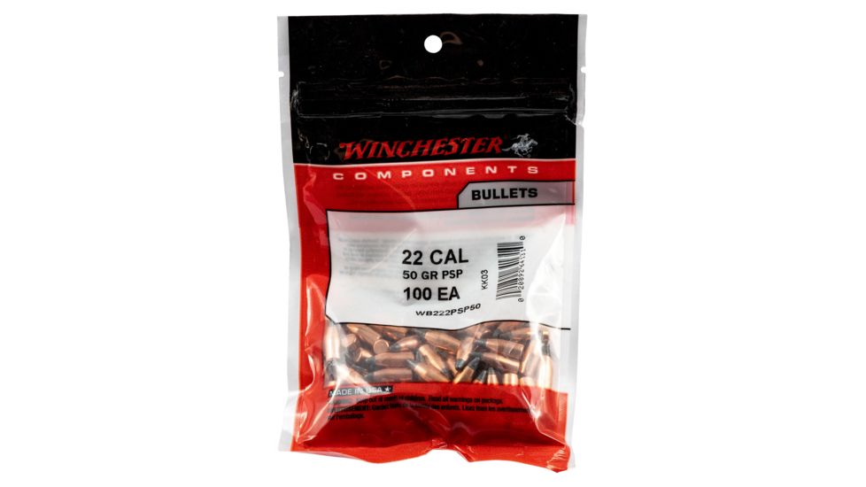 Winchester WB222PSP50 Centerfire Rifle 22 Caliber .224 50 Gr Pointed Soft