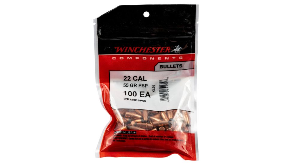 Winchester WB223PSP55 Centerfire Rifle 22 Caliber .224 55 GR Pointed Soft