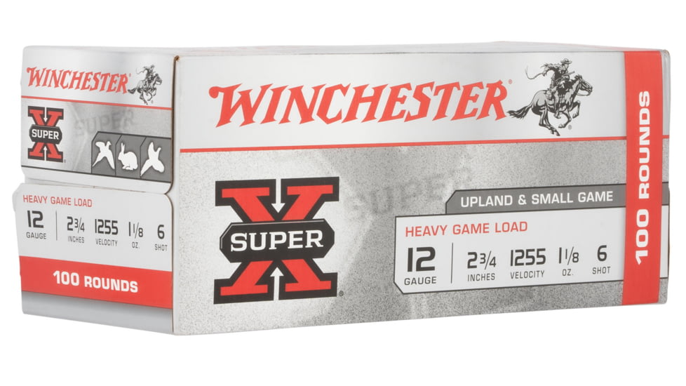 Winchester Ammo XU12H6VP Super-X Heavy Game Load 12 Gauge 2.75 1 1/8 Oz 6 Shot