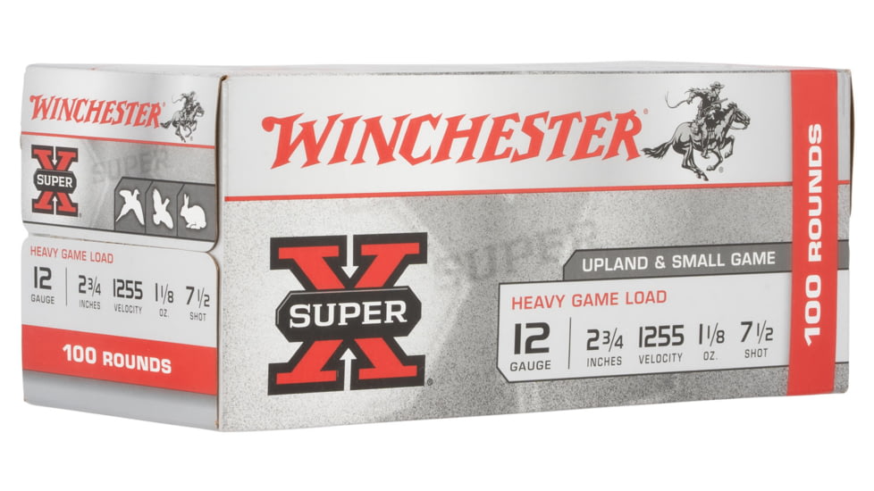 Winchester Ammo XU12H7VP Super-X Heavy Game Load 12 Gauge 2.75 1 1/8 Oz 7.5 Sho