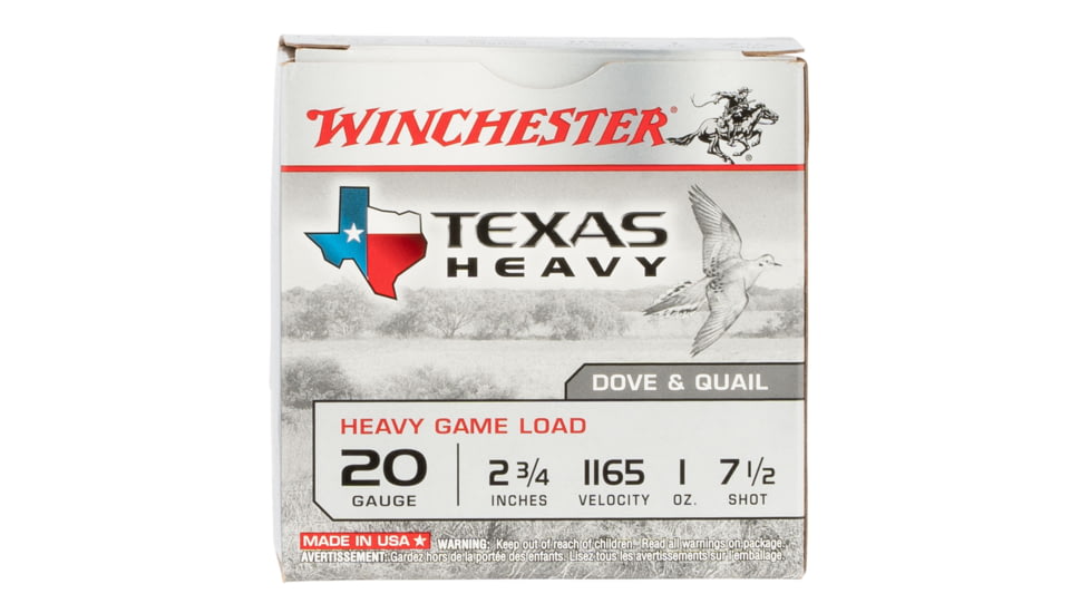 Winchester Ammo XU20HT7 Super-X Heavy Game Load 20 Gauge 2.75 7 Shot 25 Bx/ 10