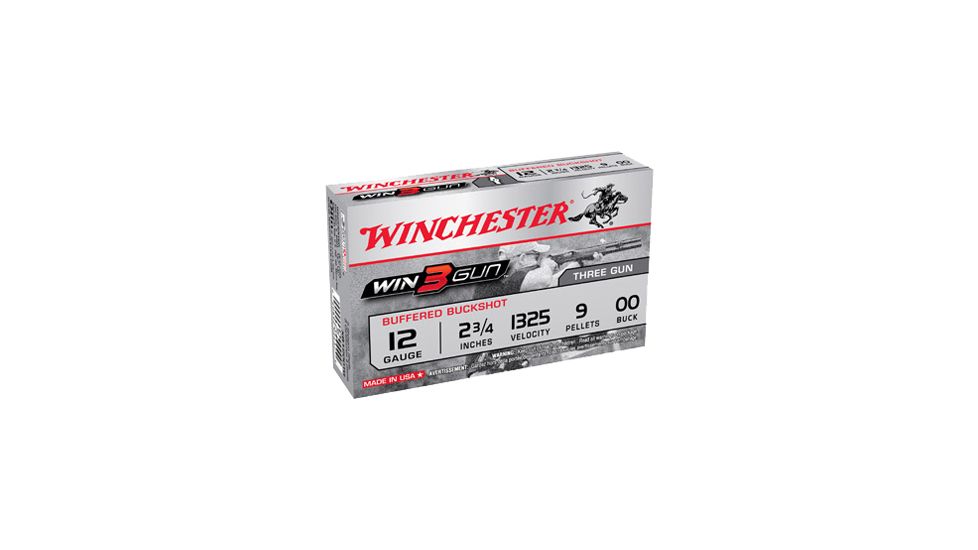 Winchester 3Gun 12ga 2.75 9 Pellet 00 Buck /5 XB1200TG