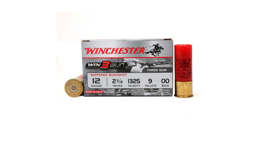 Winchester 3Gun 12ga 2.75 9 Pellet 00 Buck /5 XB1200TG