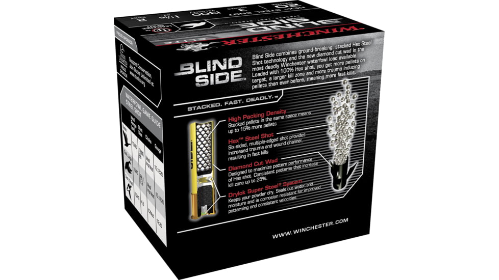 Winchester Blind Side 20 Gauge 1 1/16 oz 3in Centerfire Shotgun Ammo, 25 Rounds, SBS2032