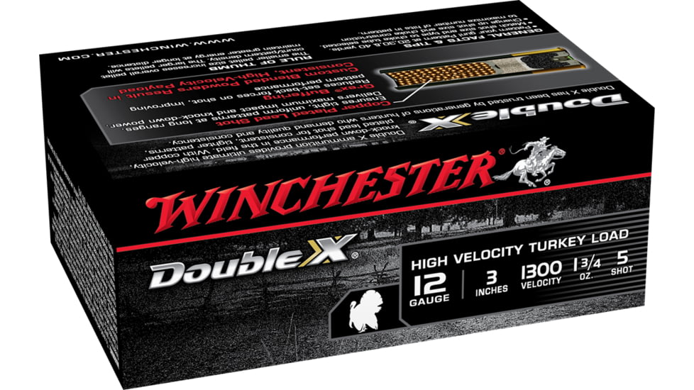 Winchester Double X 12 Gauge 1 3/4 oz 3in Centerfire Shotgun Ammo, 10 Rounds, STH1235