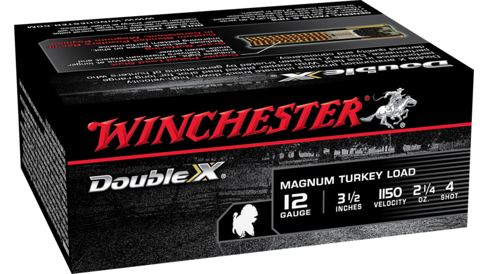 Winchester Double X 12 Gauge 2 1/4 oz 3.5in Centerfire Shotgun Ammo, 10 Rounds, XXT12L4