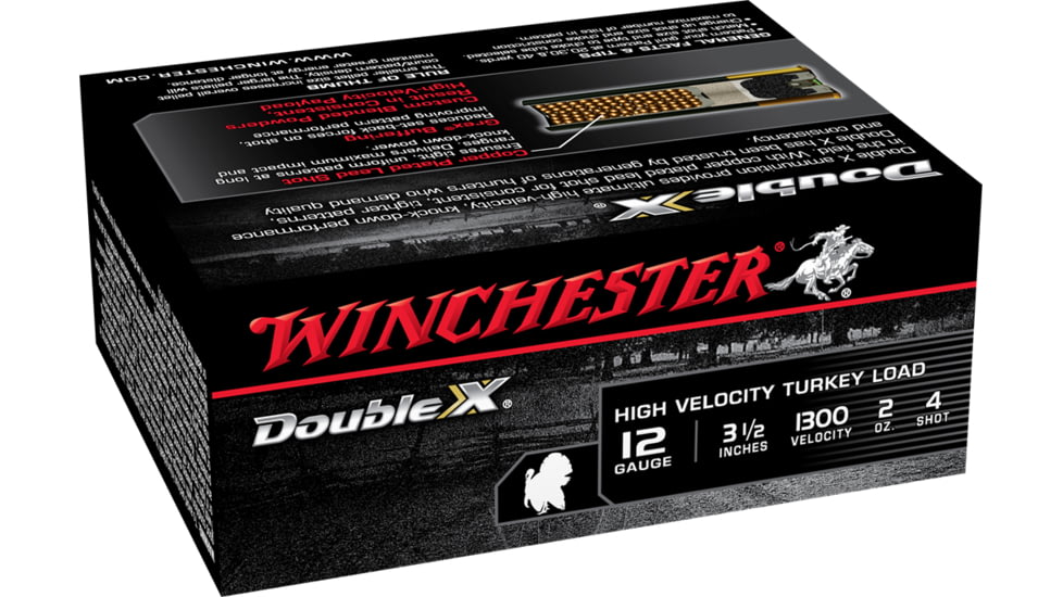Winchester Double X 12 Gauge 2 oz 3.5in Centerfire Shotgun Ammo, 10 Rounds, STH12354