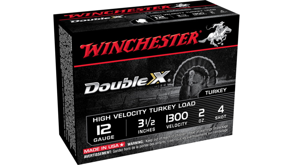 Winchester Double X 12 Gauge 2 oz 3.5in Centerfire Shotgun Ammo, 10 Rounds, STH12354