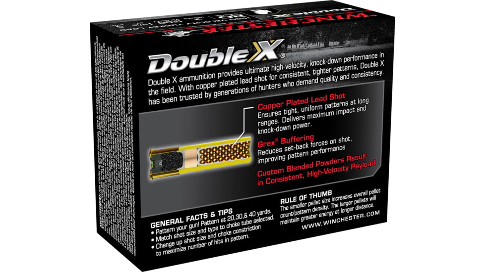 Winchester Double X 20 Gauge 1 5/16 oz 3in Centerfire Shotgun Ammo, 10 Rounds, STH2035