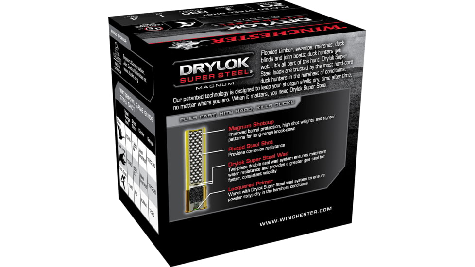 Winchester Drylok 20 Gauge 1 oz 3in Centerfire Shotgun Ammo, 25 Rounds, XSM2034