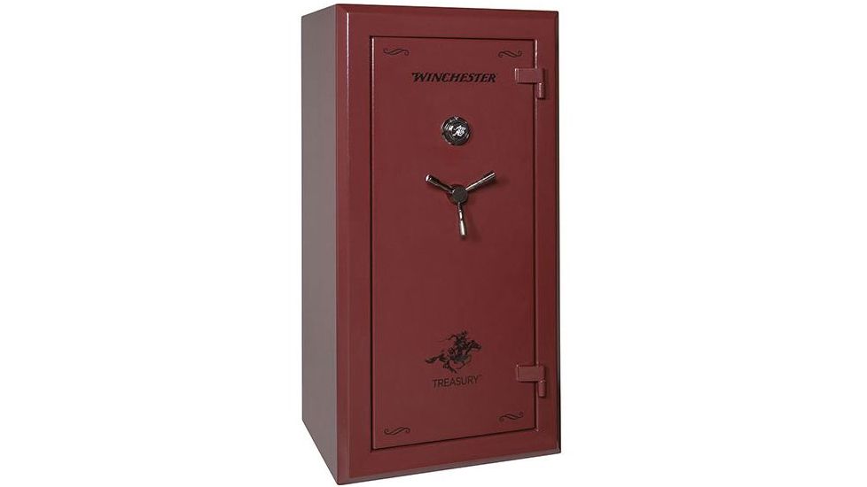 Winchester Safes TR603014E Electronic Treasury Gun Safe Burgundy