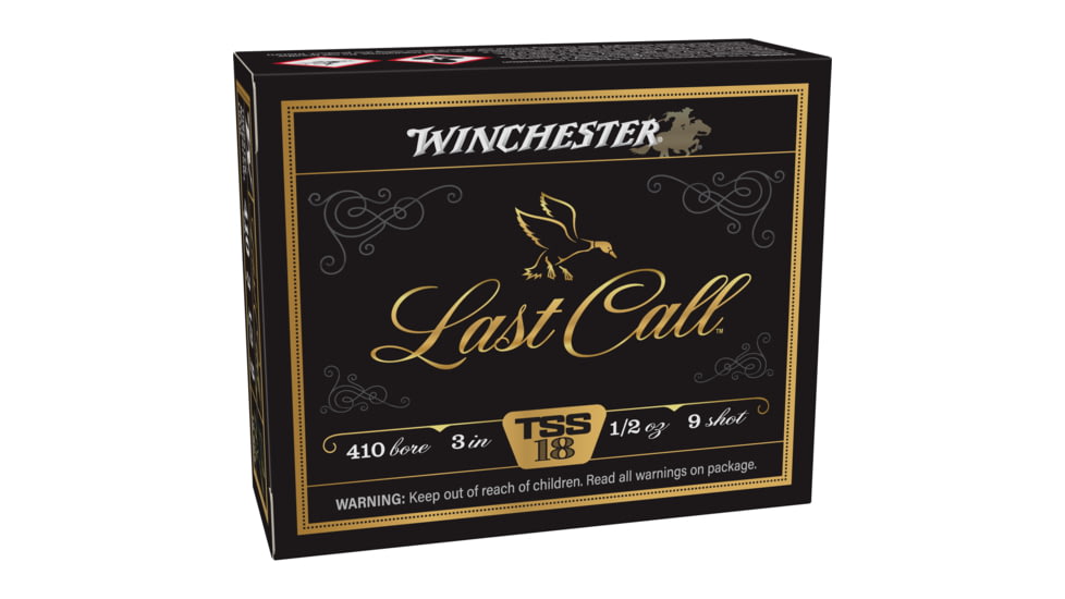 Winchester Last Call TSS .410 Gauge 1/2 oz 3 inch Shotgun Ammo, #9, 10 Rounds, ALCTSS4139