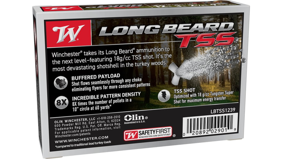 Winchester Long Beard Tss 12ga 3 2-3/8oz #9 5rd