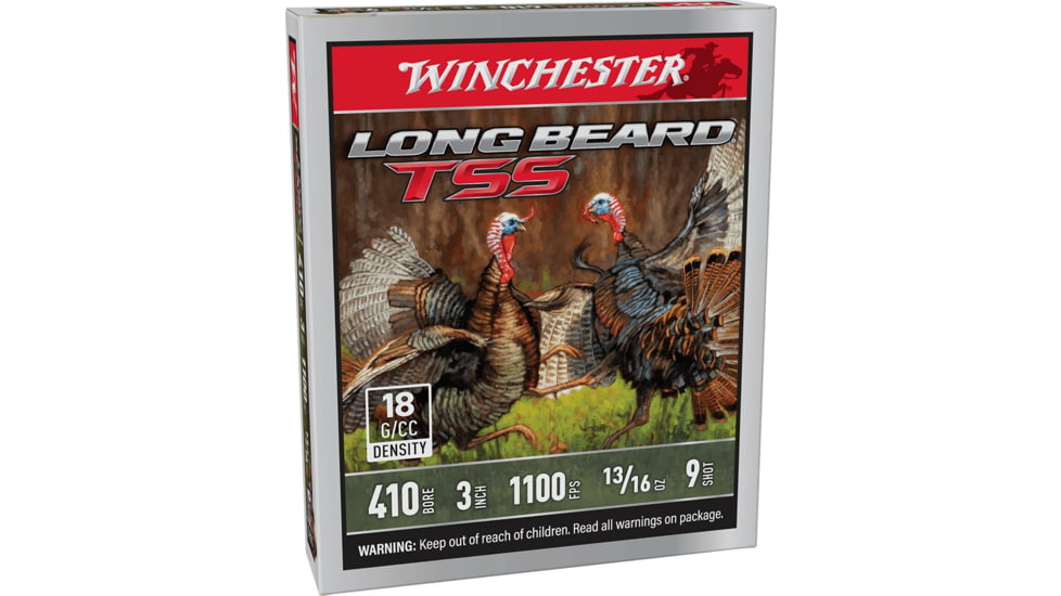 Winchester Long Beard TSS 410 Bore 3in 13/16oz #9 Shotgun Ammo, 5rd, LBTSS4139