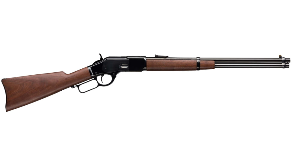 Winchester 1873 Carbine Lever Action Rifle, .45 Colt, 20in Barrel, 1-26, Walnut Wood Stock, Blued, 534255141-FRRMPG