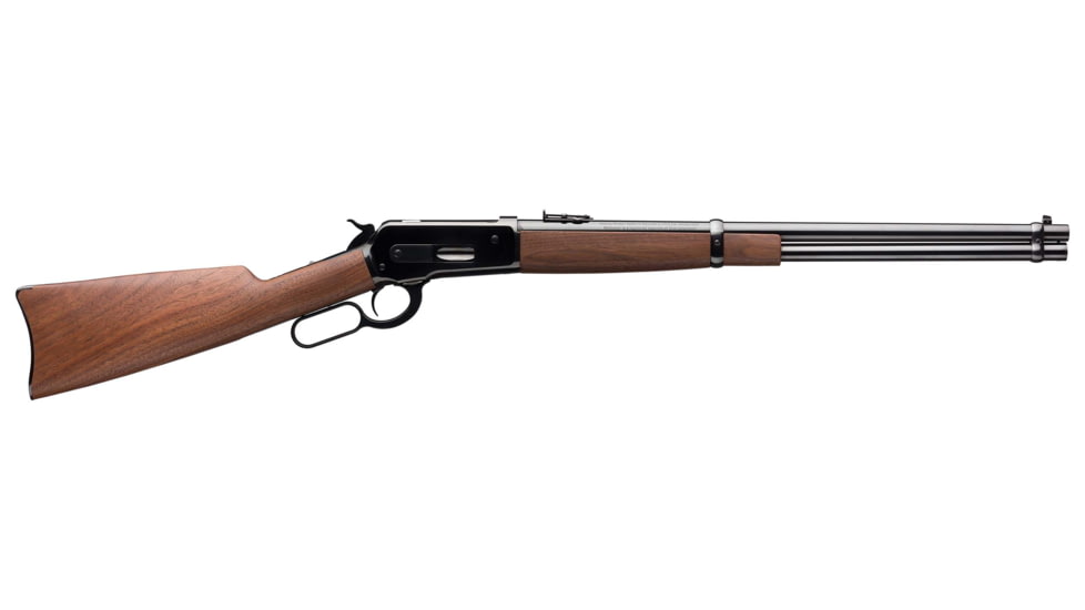 Winchester 1886 Saddle Ring Lever Action Rifle, .45-70 Government, 22in Round Barrel, 1-20, Gr-I Walnut Stock, Blued, 534281142-FRRMPG