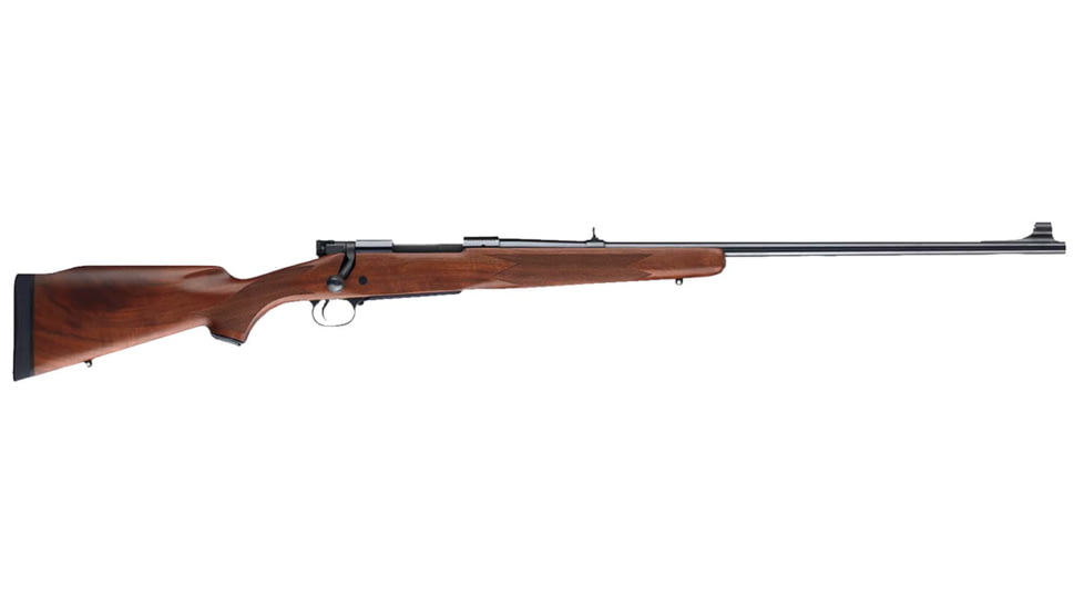 Winchester 70 Alaskan Bolt Action Rifle, .375 H&amp;H Magnum, 25in Barrel, 1-12, Walnut Stock, Black, 535205138-FRRMPG