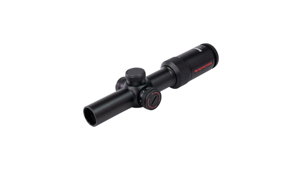 Winchester Supreme Optics 1-4x24mm 30mm Tube IR Rifle Scope, Second Focal Plane, Illuminated Etched Reticle, Black, 1-4x24IR