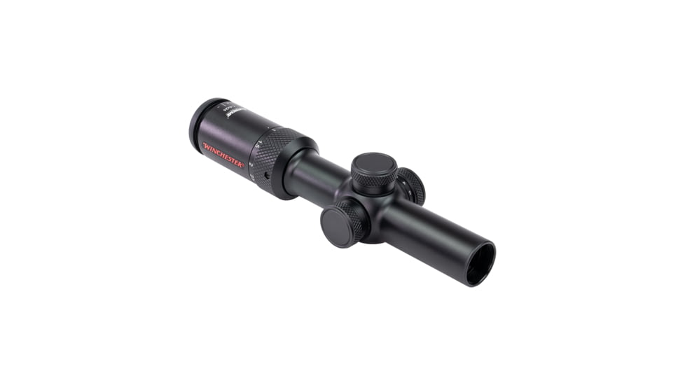 Winchester Supreme Optics 1-4x24mm 30mm Tube IR Rifle Scope, Second Focal Plane, Illuminated Etched Reticle, Black, 1-4x24IR