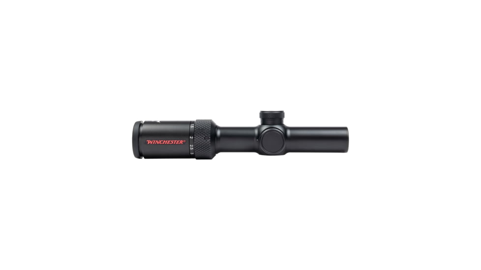 Winchester Supreme Optics 1-4x24mm 30mm Tube IR Rifle Scope, Second Focal Plane, Illuminated Etched Reticle, Black, 1-4x24IR