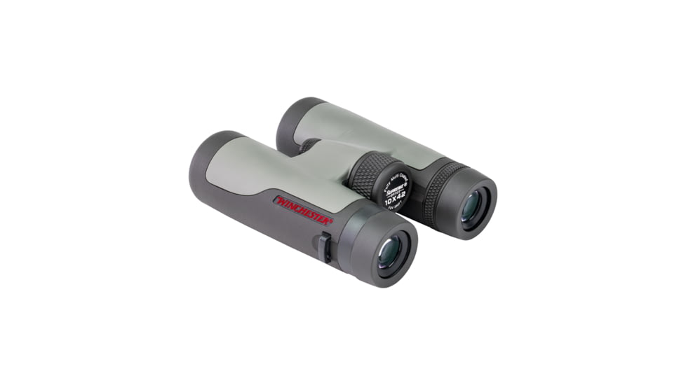 Winchester Supreme Optics 10x42mm Roof Prism Binocular, Black/Gray, W12-1042