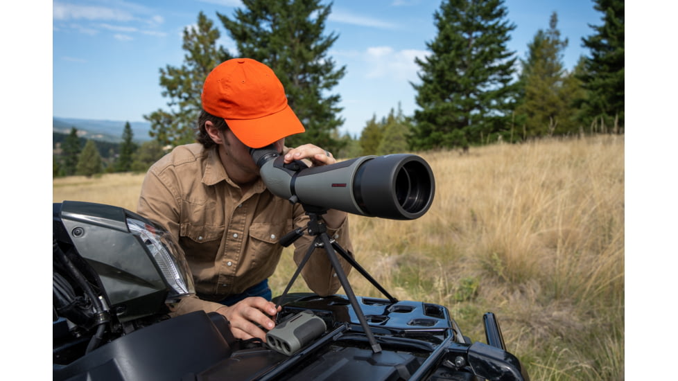 Winchester Supreme Optics W20-60x65mm Spotting Scope, Black/Gray, WQ-SS-SPRM12-20-60x65