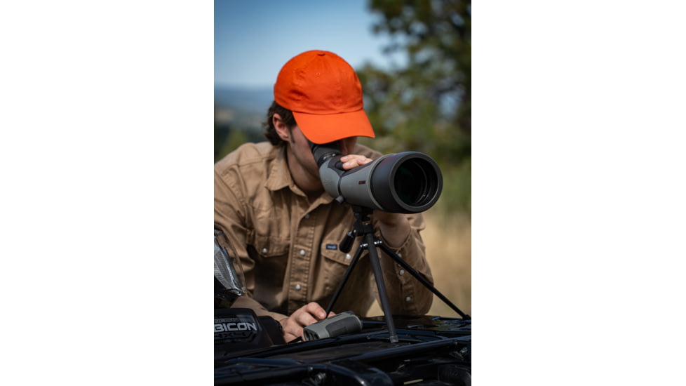 Winchester Supreme Optics W20-60x65mm Spotting Scope, Black/Gray, WQ-SS-SPRM12-20-60x65
