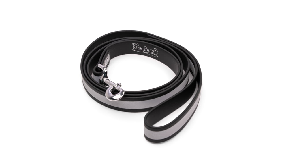Winchester Pet King Buck Waterproof Reflective Leash, Black, 6 foot, KB-WRL-BLK-6-1