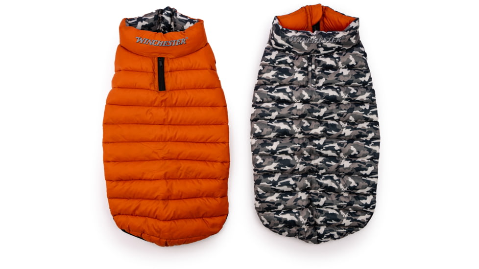 Winchester Pet Puffer Jacket, Camo Black, XXL, WP-PJ-CMOBLK-XXL-1
