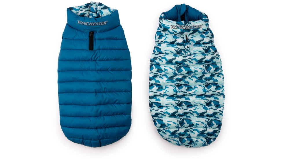 Winchester Pet Puffer Jacket, Camo Blue, XXL, WP-PJ-CMOBLU-XXL-1